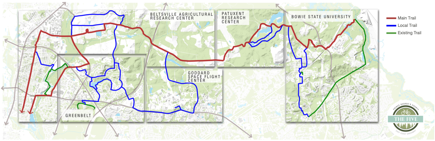 The Prince George's County Five Trail Masterplan