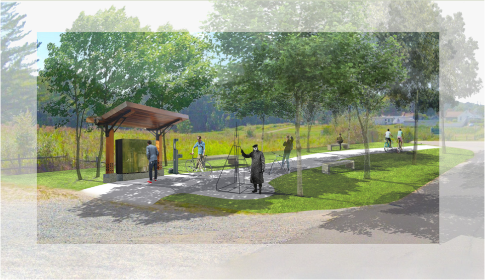 Rendering of Goddard Space Flight Trail