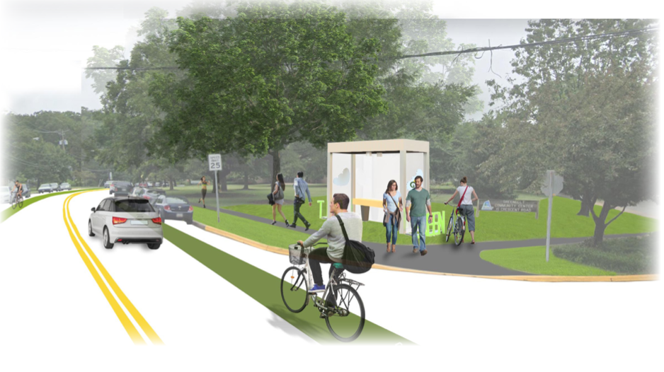Rendering of Greenbelt Greenway
