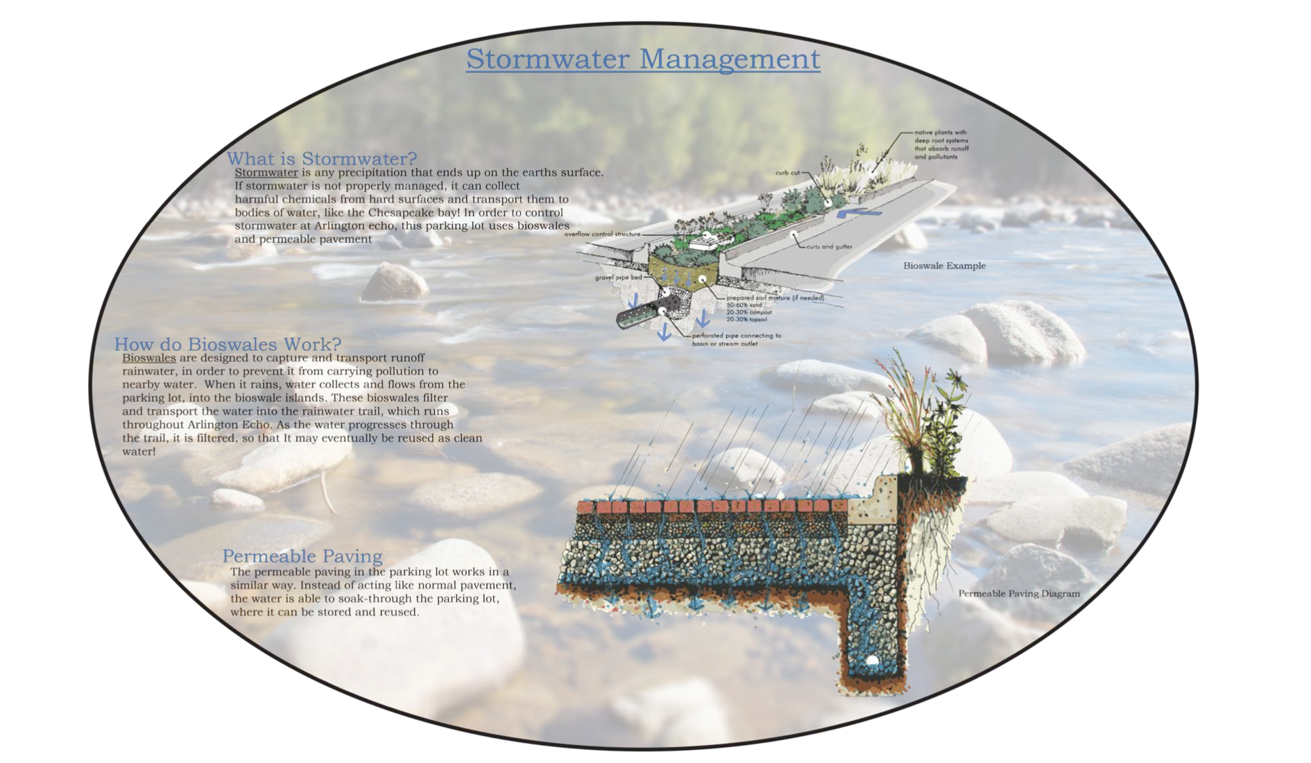 Bioswale Signage Example