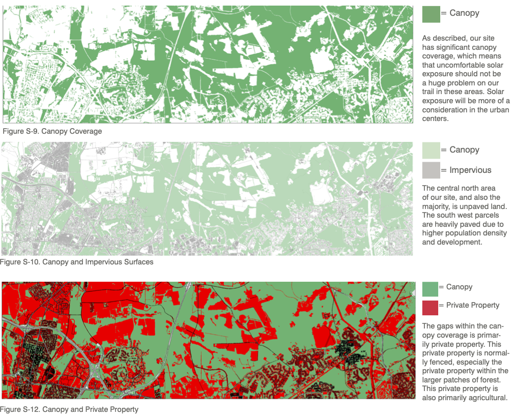 maps of canopy coverage