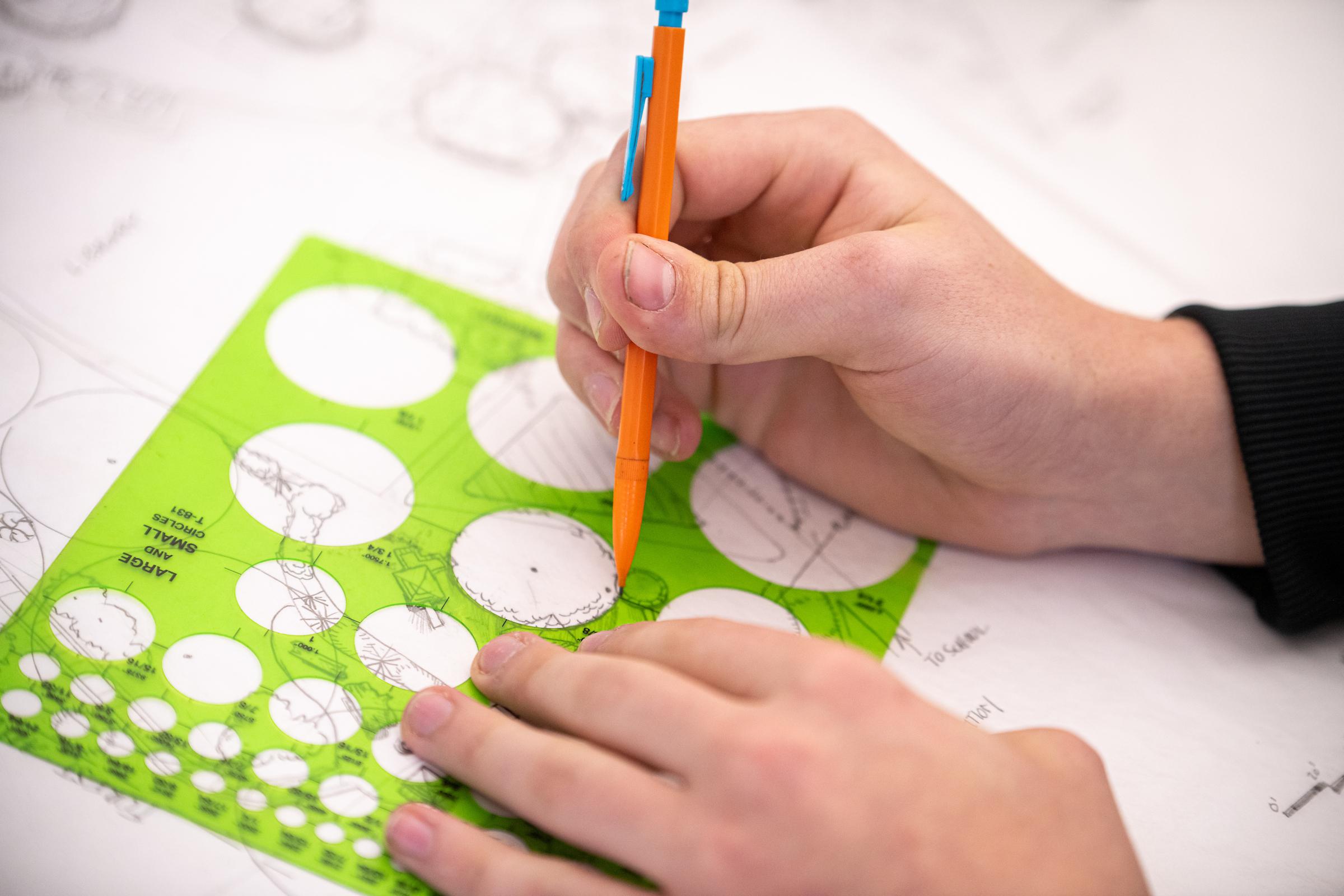LARC Student Designing